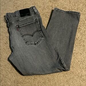 Levi's Men's Straight Fit Charcoal Jeans